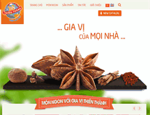 Tablet Screenshot of giavithienthanh.com